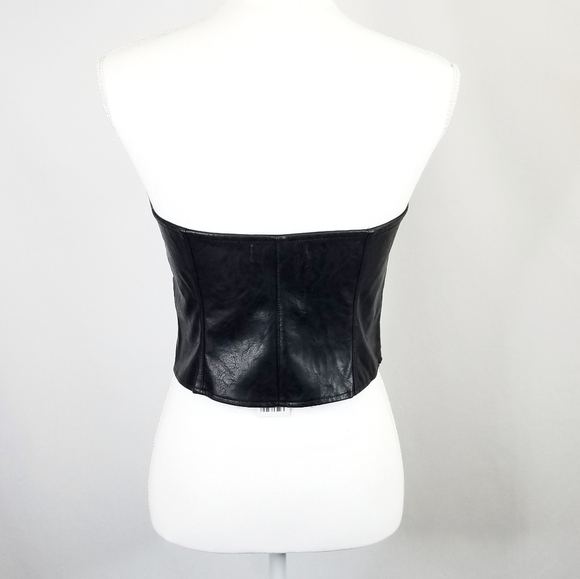 UO Sandro Strapless Zip-front Bustier Top NWT - Picture 5 of 8